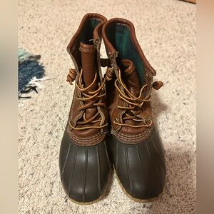 L.L.Bean boots w/ flannel lining